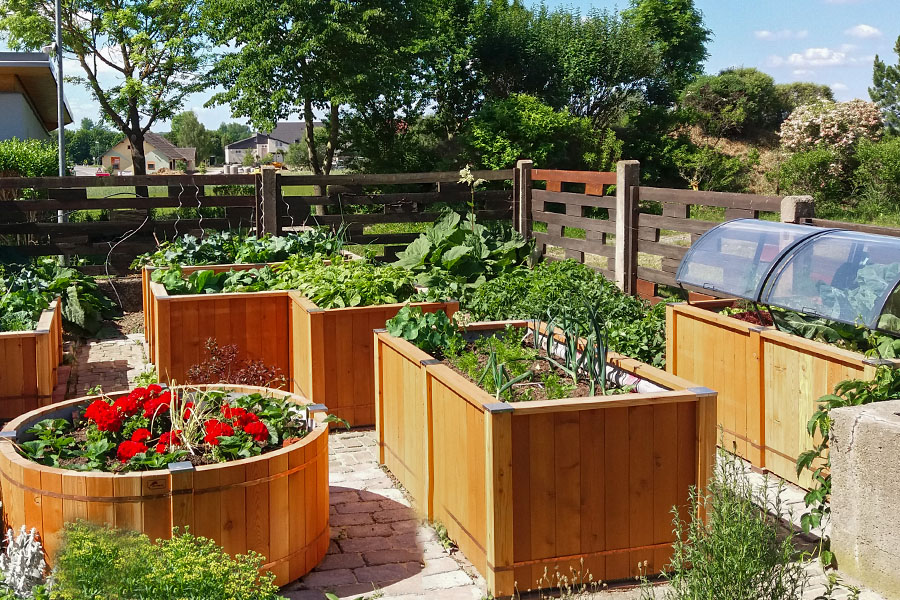 Hochbeete Lärche modular Hochbeete Premium Line