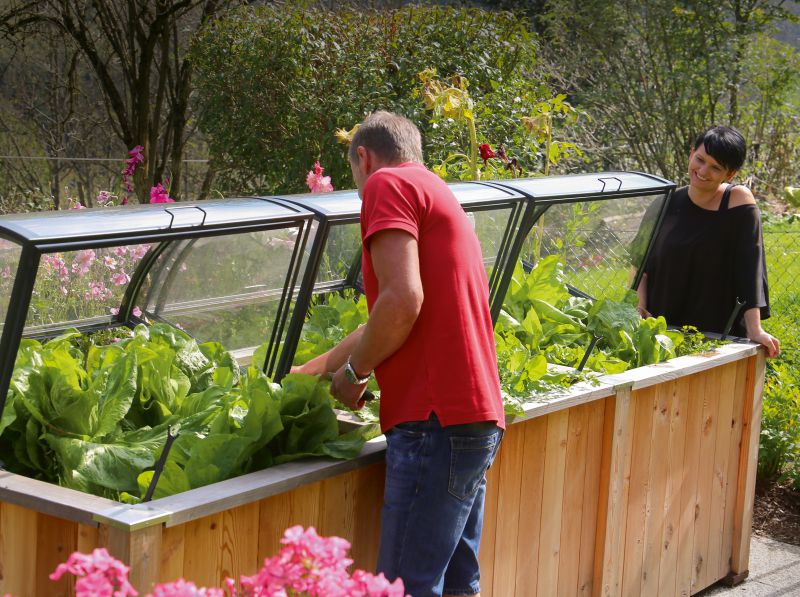 Eine Hochbeetabdeckung bietet Schutz bei ungünstigen